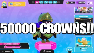 I HIT 50000 CROWNS IN FALL GUYS