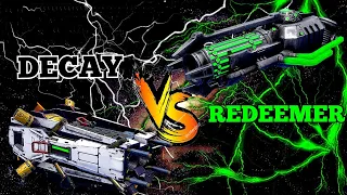 DECAY VS REDEEMER | LAS MEJORES ARMAS PESADAS ¿CUAL CONVIENE MEJORAR? - War Robots