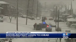 Snow shoveling dispute in northeastern Pa. ends with three people dead