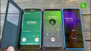 Samsung Galaxy S7edge /S8 /S9 incoming Call & Alarm clock Case
