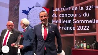 Concours du Meilleur Sommelier de France 2022 par UDSF à Paris le 6 novembre ( réal: G. Exposito)