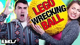 LEGO WRECKING Ball Strength Challenge! - REBRICKULOUS