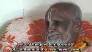 B.V. Puri Maharaja glorify Srila Prabhupada very emotionally