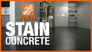 How to Stain Concrete | The Home Depot