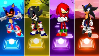 SoNic Exe 🆚 ShaDow Exe 🆚 KnuCkles  🆚 DaRk SoNic  || Tiles HOP GAMEPLAY 🎯🎶