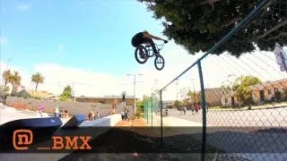 BMX Bike Tricks With Stevie Churchill & Dylan Stark On Crooked World BMX