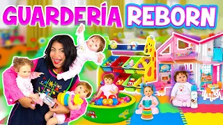 GUARDERÍA para BEBÉS REBORNS 🌈  ACTIVIDADES CON LOS NUEVOS NENES 💤 | CONNY MERLIN