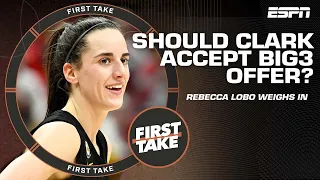 Should Caitlin Clark accept Ice Cube's $5M offer to play in the Big3? | First Take