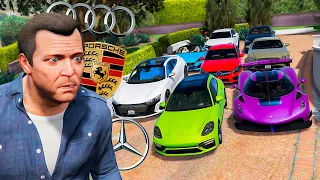 COLECIONANDO CARROS BILIONÁRIOS DO MICHAEL NO GTA 5