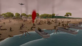 Brass Brigade - Omaha Beach D-Day Gameplay