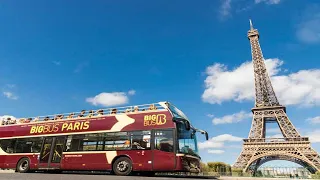 Big Bus Paris 4K tour | Top Paris sites in 24 hrs | Hop in Hop off | hiscamherbackpack |  vlog 65