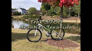 Trek 3700 Mountain Bicycle Repair from Trash to Treasure - October 14, 2022