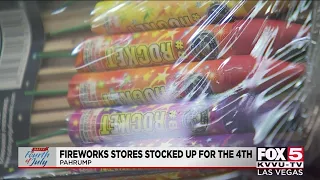 Pahrump fireworks stores bear empty shelves after shipping delays