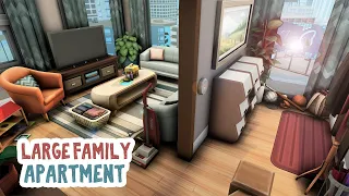 Large Family Apartment 🧸 || The Sims 4 Apartment Renovation: Speed Build