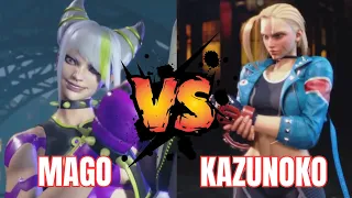 SF6 MAGO (JURI) VS KAZUNOKO (CAMMY) STREET FIGHTER 6 RANKED MATCH