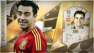 THE ROUTER!!!! MID ICON 90 RATED XAVI PLAYER REVIEW - FIFA 23 ULTIMATE TEAM