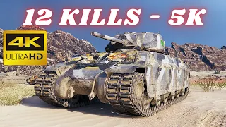 T14  - 12 Kills 5K  Damage  World of Tanks Replays ,WOT tank games