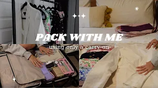 Pack With Me! how I plan trips and fit everything in a carry-on without packing lightly