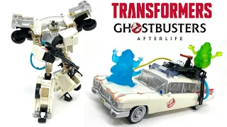 Transformers X Ghostbusters Afterlife Crossover Ecto-1 Ectotron Review