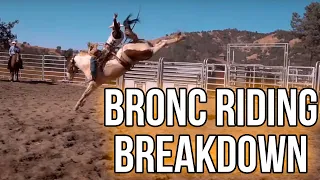 How to Bronc Ride - Bronc Riding Breakdowns | Veater Ranch
