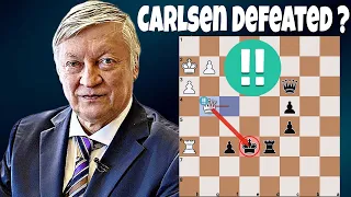 Anatoly Karpov vs Magnus Carlsen | World Blitz Championship Moscow, 2009