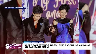 Paolo Ballesteros, nagsilbing escort ng kanyang unica hija sa prom