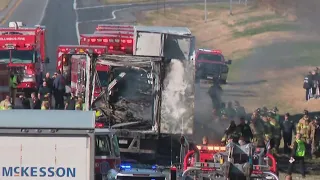 OSHP: 6 killed, 18 injured in bus crash on I-70 in Licking County; victims identified