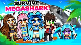Survive the MEGA SHARK in Roblox!