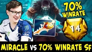 Miracle RAPIER Kunkka vs 70% winrate SF — gold tier SPAMMER