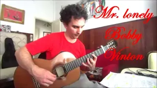 Mr. lonely Bobby Vinton cover guitar fingerstyle