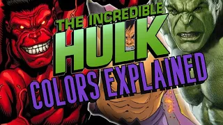 Incredible Hulk Colors Explained