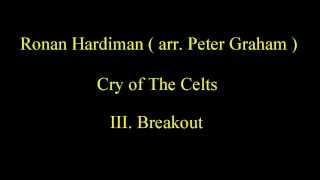 EBBC 1997 - Ronan Hardiman (arr. Peter Graham) - Cry of The Celts