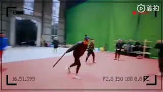 Evernight behind the scene of Fight scene