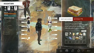 Disco Elysium - Trying to feed Kim