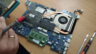 Dell 5520 короткое замыкание по 19в.