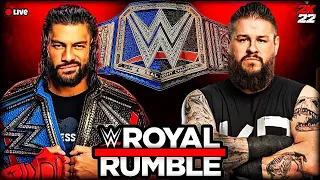 WWE 2K22 Roman reigns vs Kevin owens in Royal Rumble 2023 | WWE 2K22 live on ps4 | Akay gaming