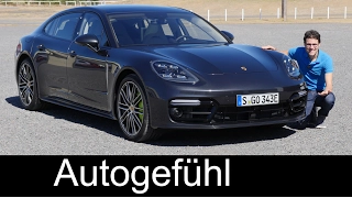 Porsche Panamera FULL REVIEW Hybrid Executive test driven 2017/2018 new neu - Autogefühl