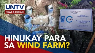 Pagbutas sa limestone formations sa Masungi Georeserve para sa umano’y wind mills project, tinutulan