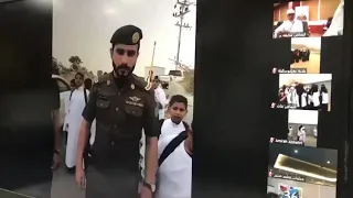 امير عسير يستدعي عسكري الى مكتبه بسبب قيافته