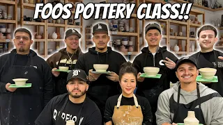 FOOS TAKE POTTERY CLASS !!