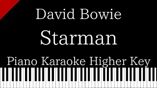 【Piano Karaoke Instrumental】Starman / David Bowie【Higher Key】