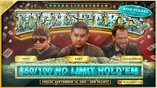 Jungleman, Andy, Pepe, Mike X & Mars Play HIGH STAKES $50/100/200 - Commentary by Bart Hanson