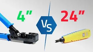 Crimpaje de conectores RJ45 UTP Slim: Solución Mach3 VS Herramienta 110 estándar