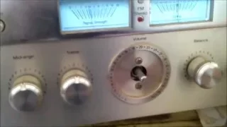 A Crusty MCS Audio AM / FM Stereo Receiver.