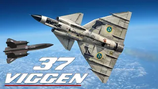 Saab Viggen Multirole Combat Aircraft | An Aircraft That Could Radarlock The SR-71 Blackbird
