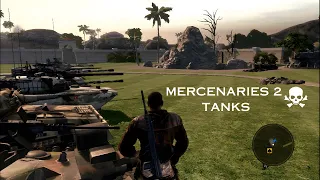 Mercenaries 2 World in Flames Gameplay - ALL TANKS ⛴