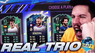 REAL MADRID TRIO DRAFT! ⭐🔥 FIFA 22 DRAFT