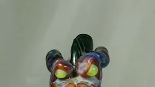 HEADY DAB RIG -Tony Kazy Glass - Sand Blasted and oiled Dragon Rig