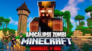 ZERANDO MINECRAFT EM UM APOCALIPSE ZUMBI COMO UM MAGO NO MINECRAFT HARDCORE