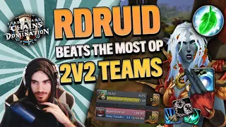 RESTO DRUID PVP 2400 rating!! || Resto druid Bm hunter 2v2 with Hogx || By Multi Rank 1 Healer